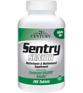 21st Century Sentry Senior Tablets, 265 Count