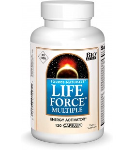 Source Natural Life Force Multiple - NO Iron - 120 Capsules