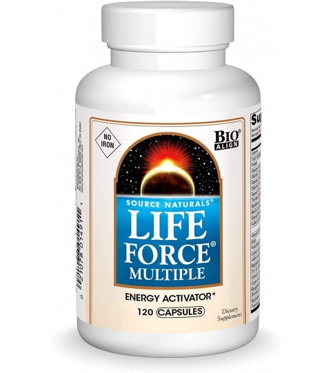 Source Natural Life Force Multiple - NO Iron - 120 Capsules