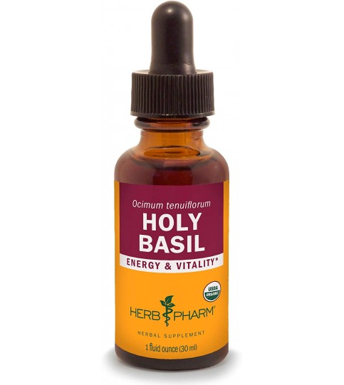 Herb Pharm Certified Organic Holy Basil - 1 Ounce