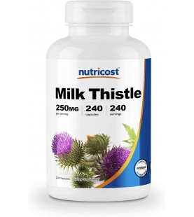 Nutricost Milk Thistle 250mg, 240 Veggie Capsules