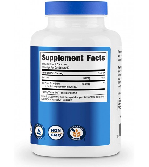 Nutricost HMB 1000mg (120 Capsules)