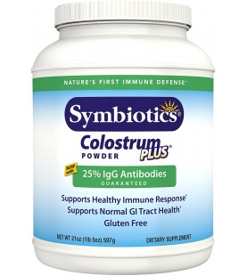Symbiotics Colostrum Plus Powder Supplement, 21 Ounces