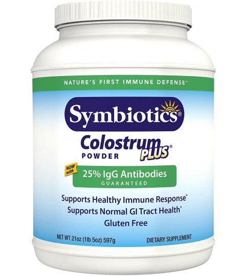 Symbiotics Colostrum Plus Powder Supplement, 21 Ounces