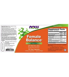 NOW Supplements, Female Balance, 90 Capsules