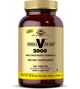 Solgar Formula VM-2000 (Multinutrient System), 180 Tablets