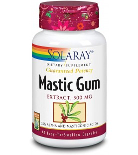 Solaray Mastic Gum Extract 500 mg - 45 Count