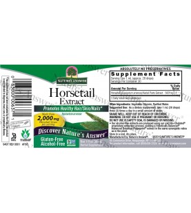 Nature's Answer Alcohol-Free Horsetail Herb Extract, 1-Ounce