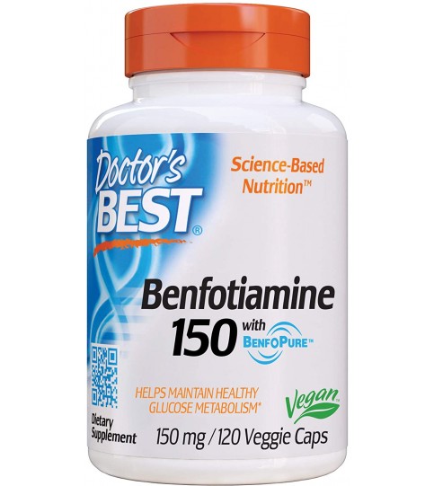 Doctor's Best BenFotiamine with BenfoPure, 150 mg, 120 Caps