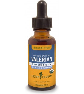 Herb Pharm Certified Organic Valerian Root Liquid Extract, 1 Ounce