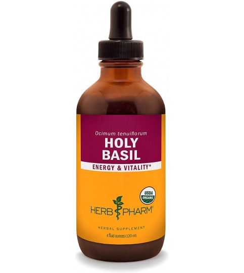 Herb Pharm Certified Organic Holy Basil - 4 Ounce