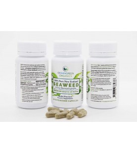 Seaweed Kelp Supplements, Oceangreen Organics New Zealand - 60 capsules
