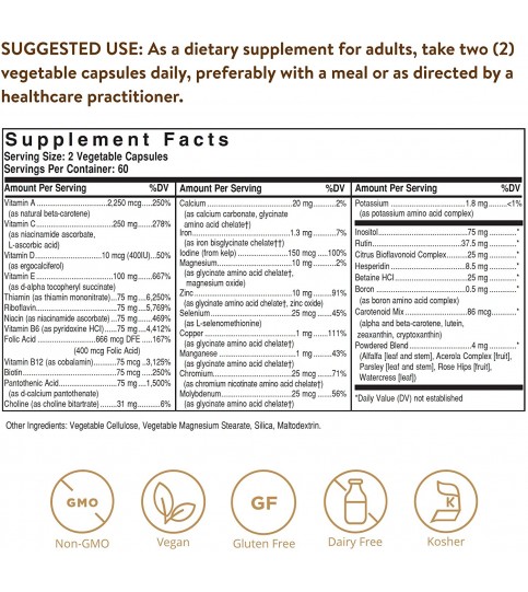 Solgar – Formula VM-75, 120 Vegetable Capsules