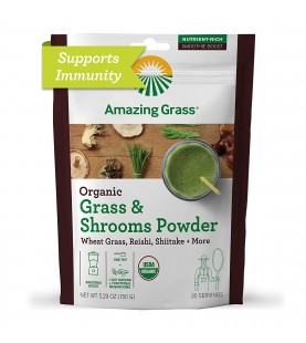 Amazing Grass Greens & Shrooms Booster, 30 Servings