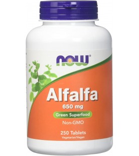 Alfalfa 10 Grain Now Foods 250 Tabs
