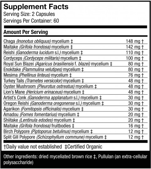 Host Defense, MyCommunity Capsules,120 Capsules (60 Servings)