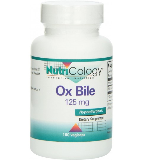 Ox Bile 125 mg 180 Capsules