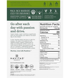 Navitas Organics Maca Powder, 16 oz. Bag