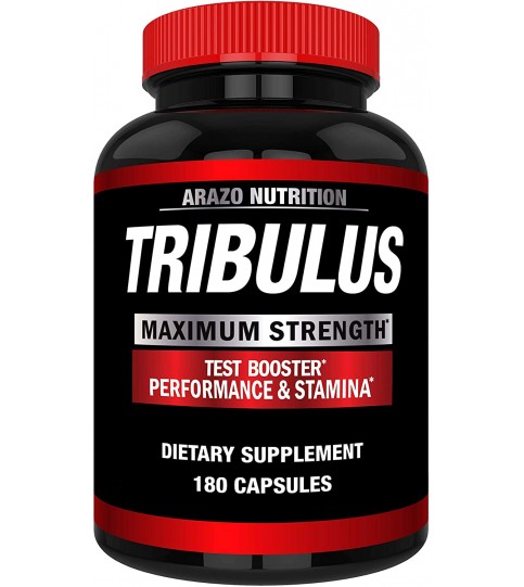 Tribulus Terrestris 1500MG Extract Powder, 180 Capsules