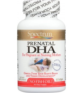Spectrum Essentials Prenatal DHA, 200 mg, 60 Softgels
