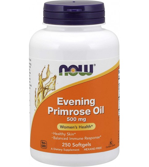 NOW Supplements, Evening Primrose Oil 500 mg, 250 Softgels