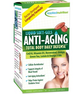 Applied Nutrition Anti-aging Total Body Daily Defense, 50-Count