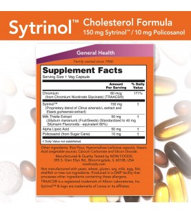 NOW Supplements, Sytrinol, Cholesterol Formula, 120 Capsules