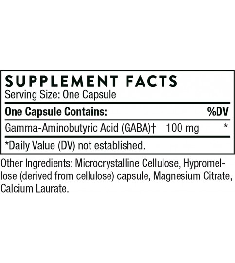 Thorne Research - PharmaGABA-100 - 60 Capsules