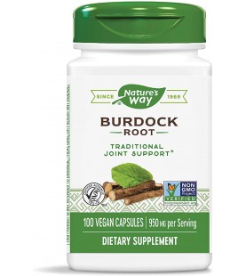 Nature's Way Burdock Root, 950 mg per serving, 100 Capsules