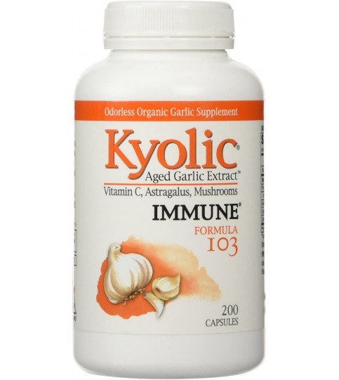 Kyolic Garlic Formula 103 Immune Formula (200 Capsules)