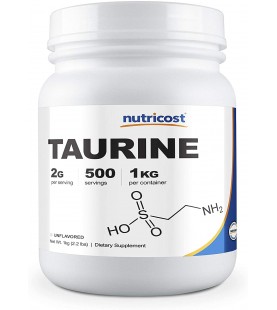 Nutricost Taurine Powder (1KG) - 500 Servings