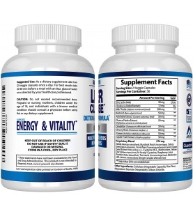 Liver Cleanse Detox & Repair Formula – 22 Herbs Support Supplement, 60 capsules