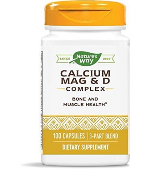 Nature's Way Calcium – Magnesium - 100 capsules