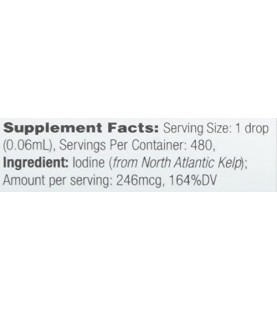 Heritage Store Colloidal Nascent Iodine Supplement Drops, 1 FL  (480 Servings)