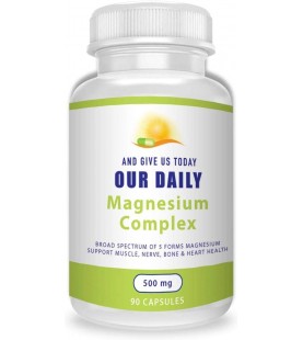 Our Daily Vites Premium Magnesium Complex Plus 90ct, 500mg