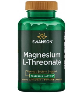 Swanson Magnesium L-Threonate 90 Veg Capsules