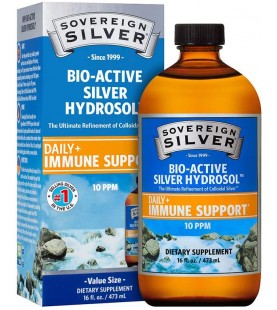 Sovereign Silver Bio-Active Silver Hydrosol  - 10 ppm, 16oz