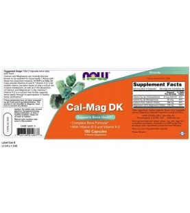 NOW Supplements, Cal-Mag DK, 180 Capsules