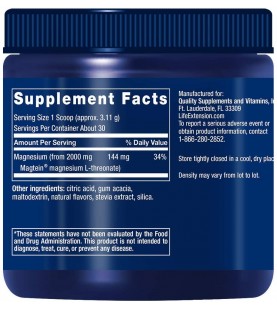 Life Extension Neuro-Mag Magnesium Threonate, 3.293 Ounce