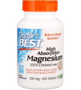 High Absorption Magnesium Doctors Best 120 Tabs