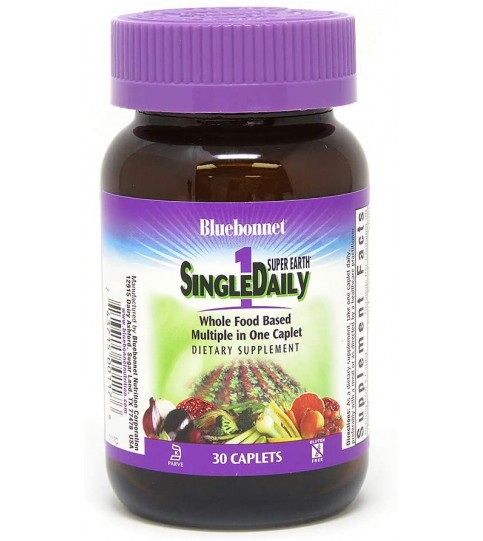 Bluebonnet Super Earth Single Daily Multi-Nutrient Formula, 30 Count