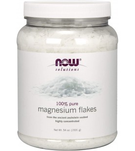 NOW Solutions, Magnesium Flakes, 100% Pure, 54-Ounce