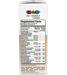 Pediakid Iron + Vitamin B Complex - 125 ml