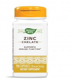 Nature's Way Zinc Chelate - 30 mg Potency