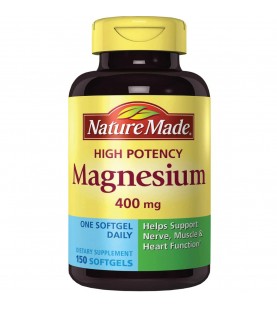 Nature Made High Potency Magnesium 400 mg - 150 Softgels