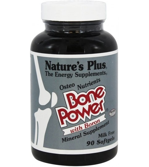 NaturesPlus Bone Power with Boron - 1000 mg Calcium, 90 Softgels