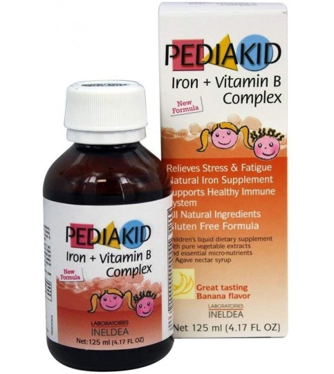 Pediakid Iron + Vitamin B Complex - 125 ml