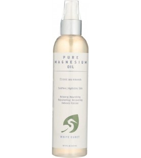 White Egret Earomatherapy Pure Magnesium Oil - 8 Oz