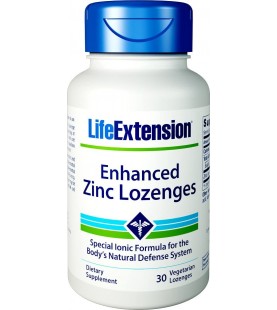 Life Extension Enhanced Zinc Lozenges, 30 Lozenges