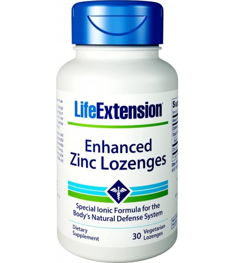 Life Extension Enhanced Zinc Lozenges, 30 Lozenges